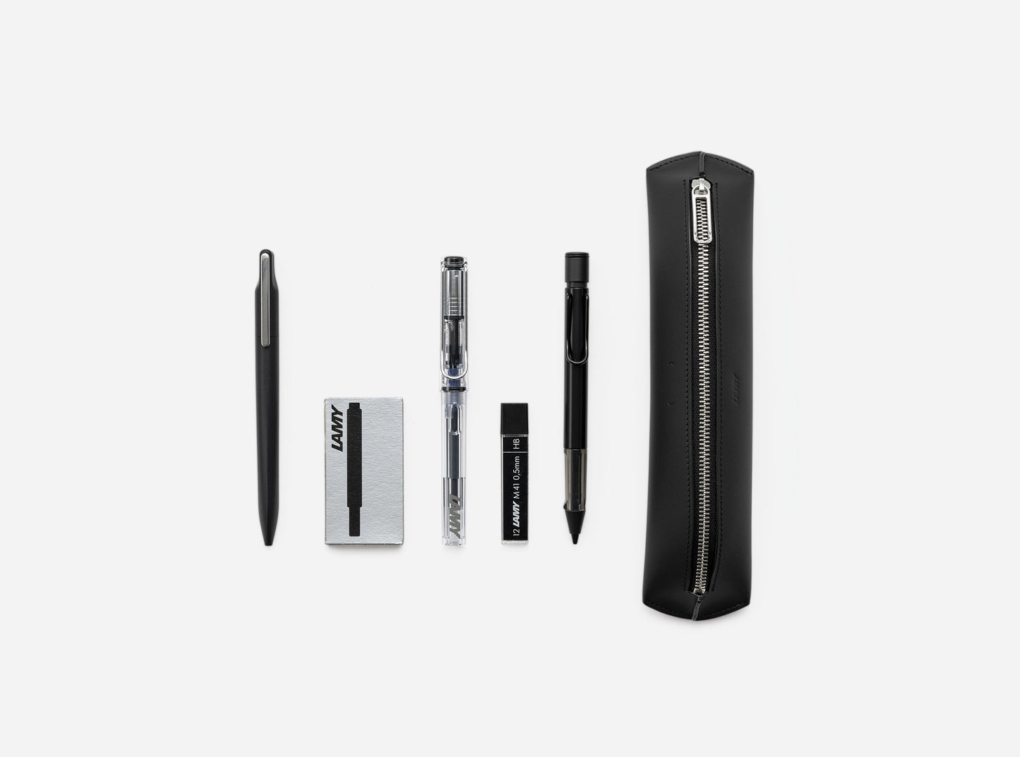PB 0110 x LAMY LP 1.7 Pencil Case Black