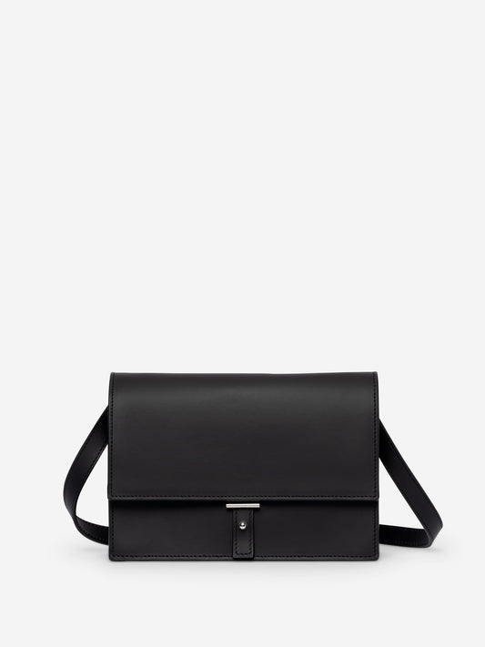 AB 10 Schultertasche Schwarz